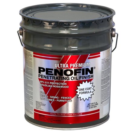 PENOFIN Ultra Premium Transparent Clear Oil-Based Penetrating Wood Stain 5 gal F3MCL5G